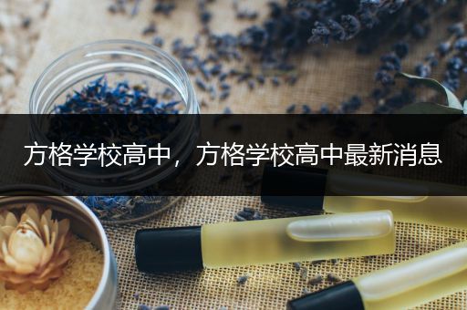 方格学校高中，方格学校高中最新消息