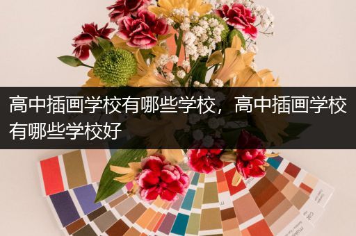 高中插画学校有哪些学校，高中插画学校有哪些学校好