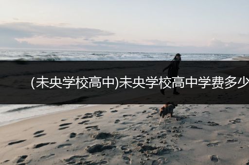 （未央学校高中)未央学校高中学费多少
