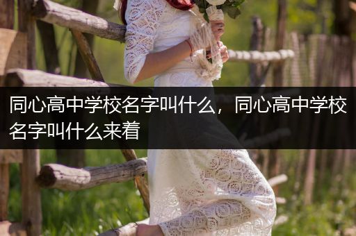 同心高中学校名字叫什么，同心高中学校名字叫什么来着