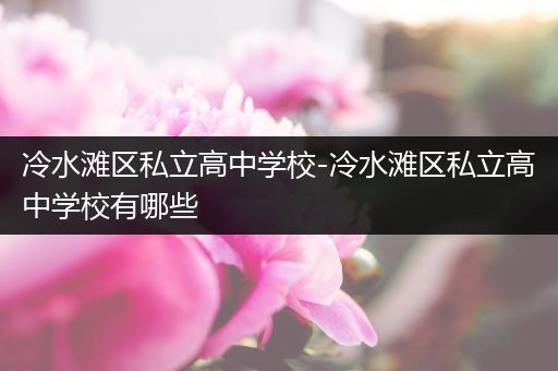 冷水滩区私立高中学校-冷水滩区私立高中学校有哪些