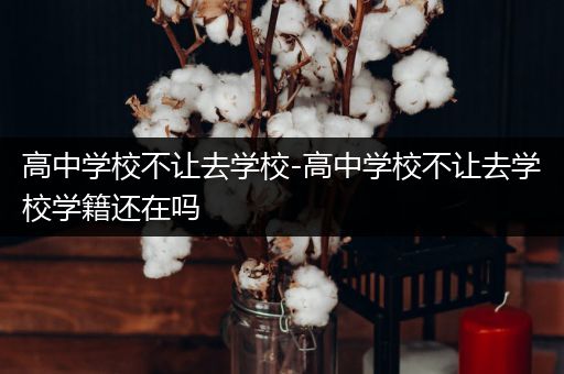 高中学校不让去学校-高中学校不让去学校学籍还在吗
