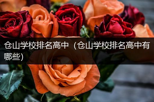 仓山学校排名高中（仓山学校排名高中有哪些）