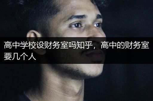 高中学校设财务室吗知乎，高中的财务室要几个人