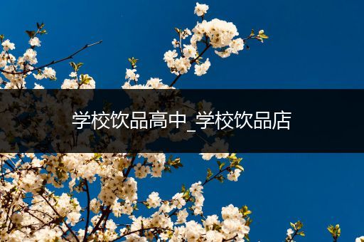 学校饮品高中_学校饮品店