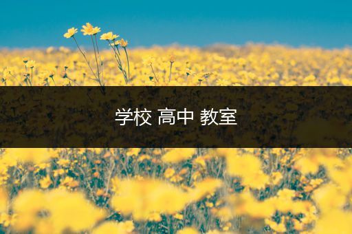 学校 高中 教室