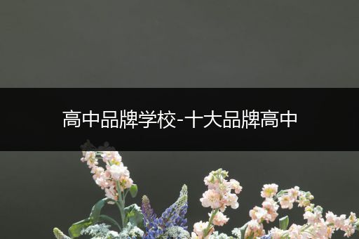 高中品牌学校-十大品牌高中