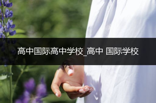 高中国际高中学校_高中 国际学校