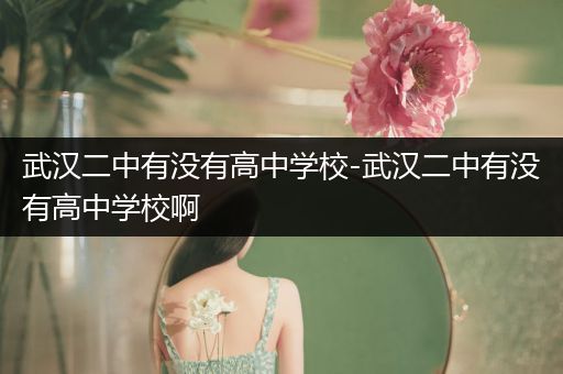 武汉二中有没有高中学校-武汉二中有没有高中学校啊