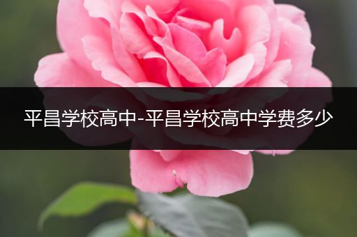 平昌学校高中-平昌学校高中学费多少