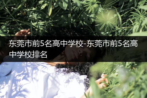 东莞市前5名高中学校-东莞市前5名高中学校排名