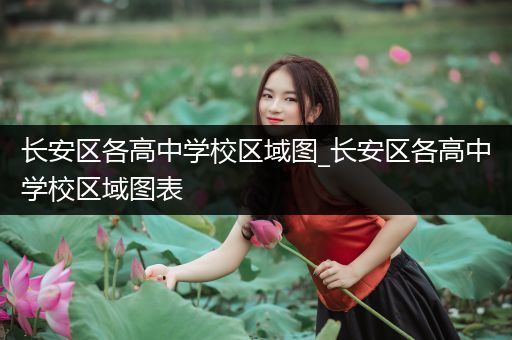 长安区各高中学校区域图_长安区各高中学校区域图表