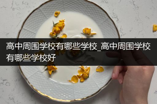 高中周围学校有哪些学校_高中周围学校有哪些学校好