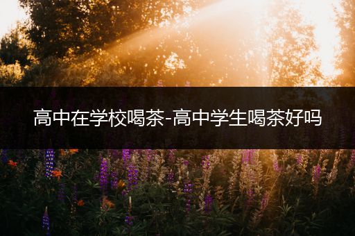 高中在学校喝茶-高中学生喝茶好吗