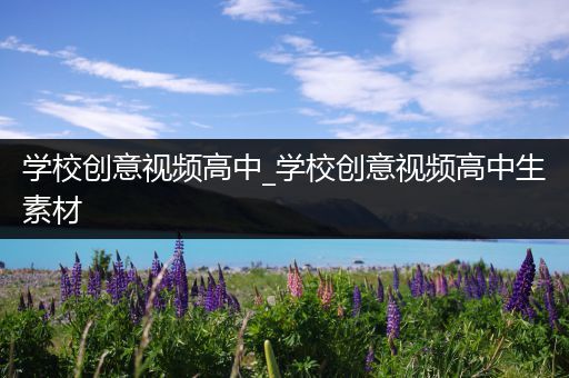 学校创意视频高中_学校创意视频高中生素材
