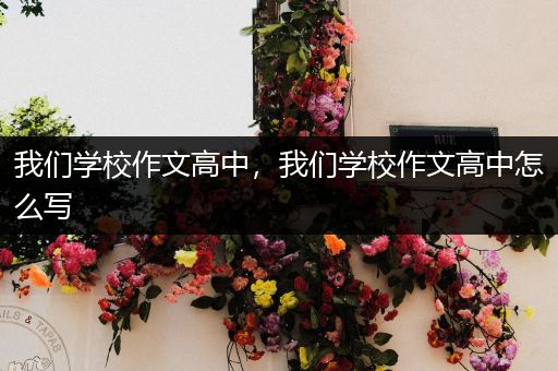 我们学校作文高中，我们学校作文高中怎么写