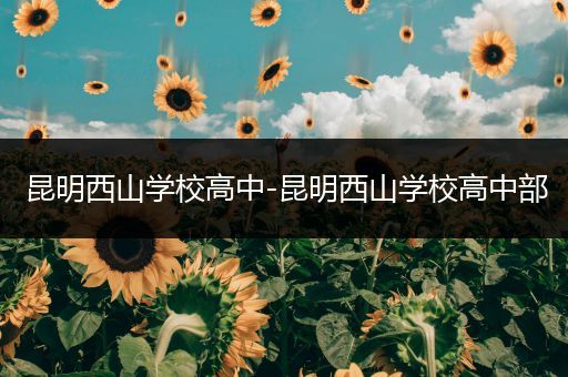 昆明西山学校高中-昆明西山学校高中部