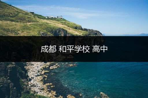 成都 和平学校 高中