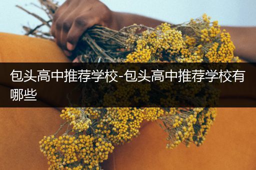 包头高中推荐学校-包头高中推荐学校有哪些